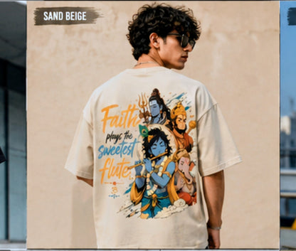 Spiritual Vibes Krishna Anime Tee