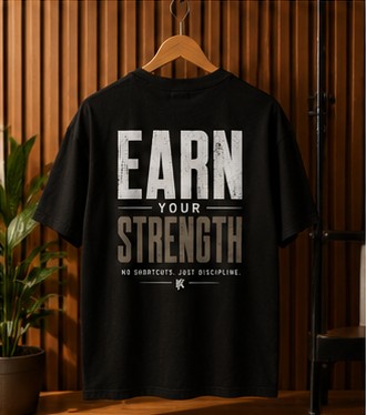 Earn Your Strength Gym T-Shirt