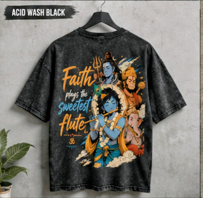Spiritual Vibes Krishna Anime Tee